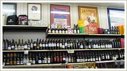 enormous selection of fine wines from brazil, australia, california, wines from around the world
